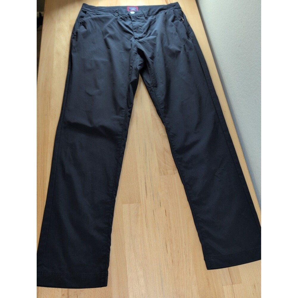 UNTUCKit Men's 32x30 Chancellor Pants Straight Fit Black